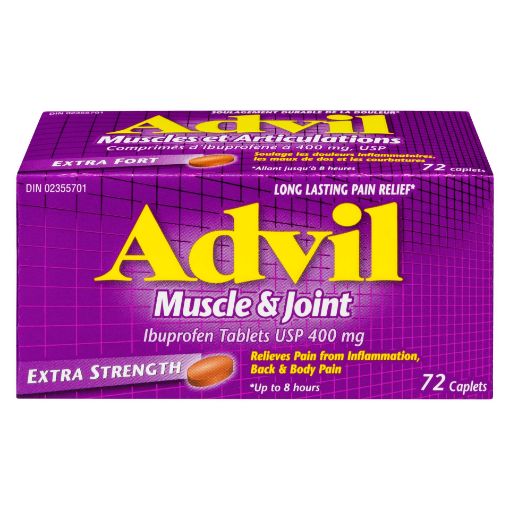 Picture of ADVIL MUSCLE and JOINT 72S