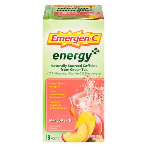 Picture of EMERGEN-C ENERGY+ STICKS - MANGO-PEACH 18S                                 