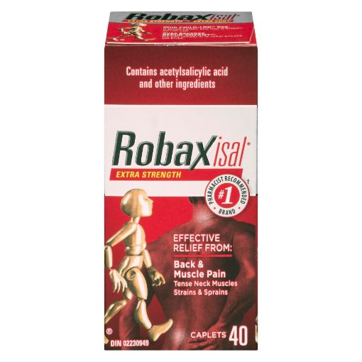 Picture of ROBAXISAL EXTRA STRENGTH CAPLET 500MG 40S                                  