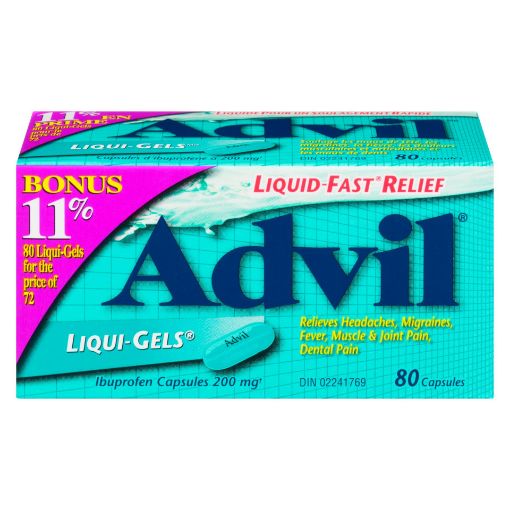 Picture of ADVIL LIQUI-GELS BONUS 80S