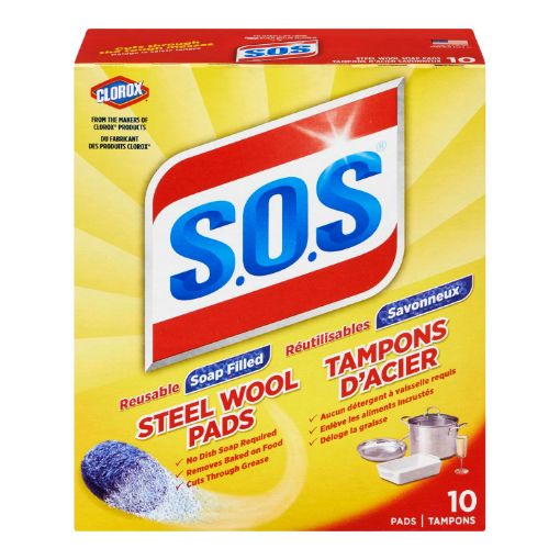 Picture of SOS SOAP PADS 10S                                                          