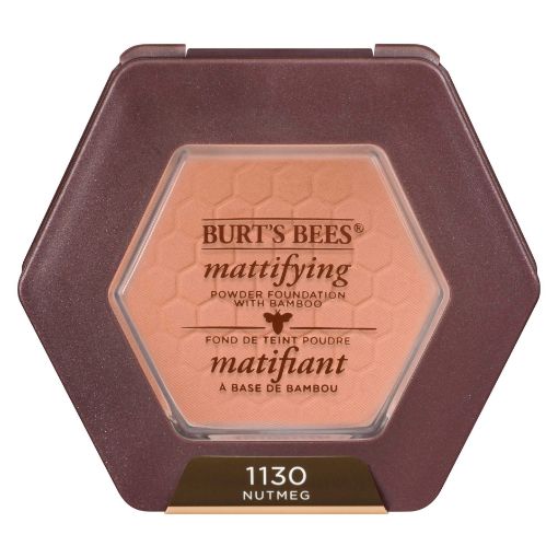 Picture of BURTS BEES MATTIFYING POWDER FOUNDATION - NUTMEG 8.5GR                     