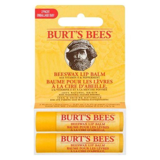 Picture of BURTS BEES LIP BALM CARDED - BEESWAX 2X4.25GR
