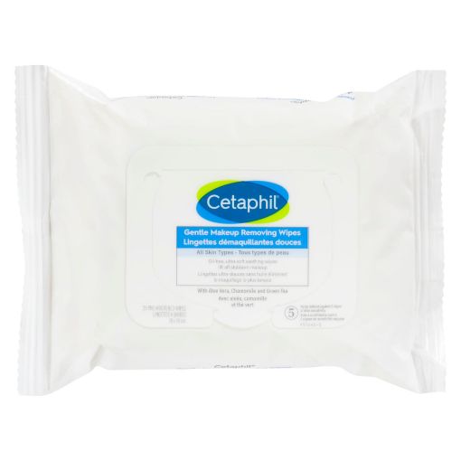 Picture of CETAPHIL GENTLE MAKEUP REMOVER WIPES 25S                                   
