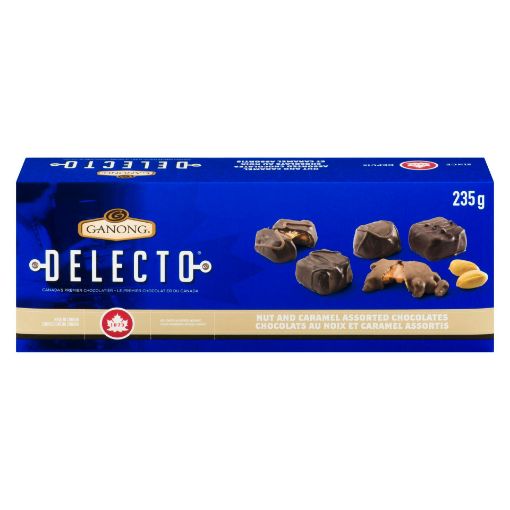 Picture of GANONG DELECTO ASSORTED BOX - CARAMEL 235GR