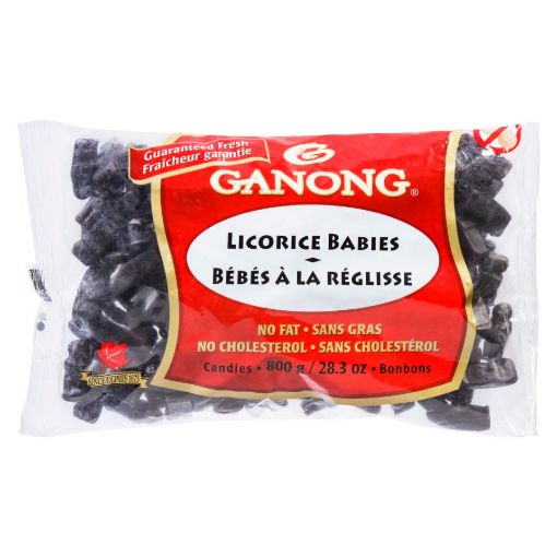 Picture of GANONG LICORICE BABIES 800GR                                               