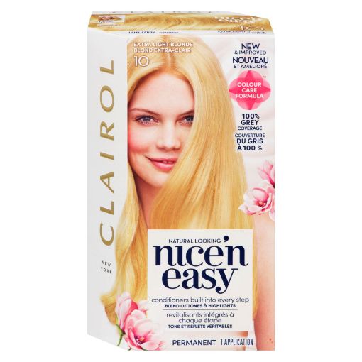 Picture of CLAIROL NICE N EASY HAIR COLOUR - 10 EXTRA LIGHT BLONDE                    