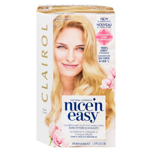 Picture of CLAIROL NICE N EASY HAIR COLOUR - 9 LIGHT BLONDE                           