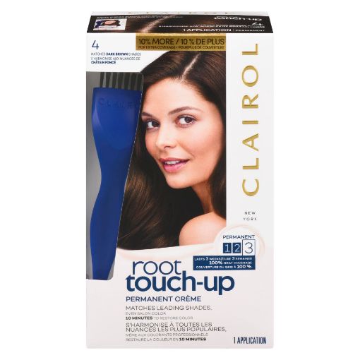 Picture of CLAIROL NICE N EASY ROOT TOUCH UP - 4 DARK BROWN                           