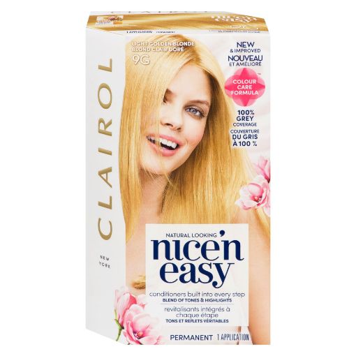 Picture of CLAIROL NICE N EASY HAIR COLOUR - 9G LIGHT GOLDEN BLONDE                   