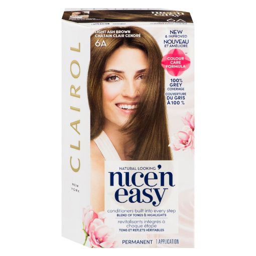 Picture of CLAIROL NICE N EASY HAIR COLOUR - 6A LIGHT ASH BROWN                       