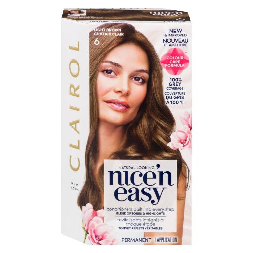 Picture of CLAIROL NICE N EASY HAIR COLOUR - 6 LIGHT BROWN                            