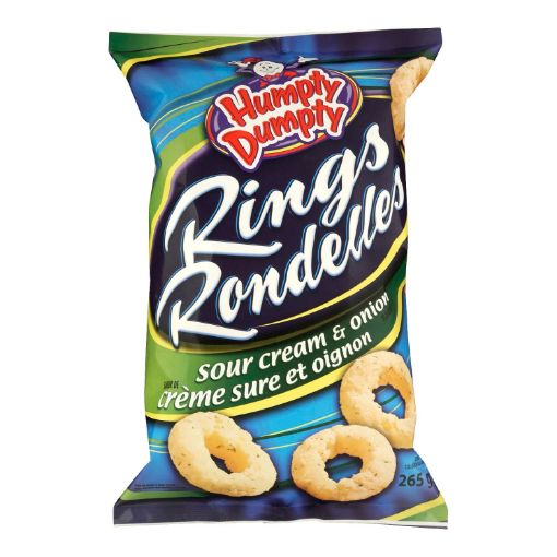 Picture of HUMPTY DUMPTY SOUR CREAM and ONION RINGS 265GR