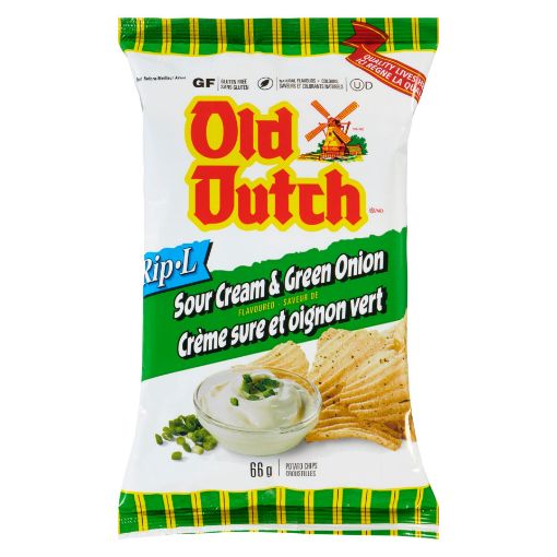 Picture of OLD DUTCH RIP-L SOUR CREAM and GREEN ONION 66GR