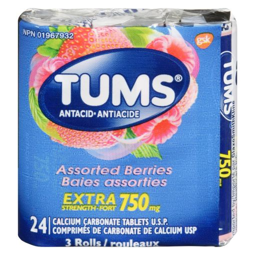Picture of TUMS EXTRA STRENGTH - BERRY 3S