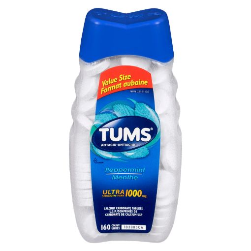 Picture of TUMS ULTRA - PEPPERMINT 160S                                               