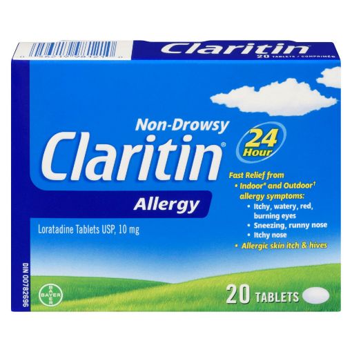 Picture of CLARITIN TABLET 10MG 20S                                                   