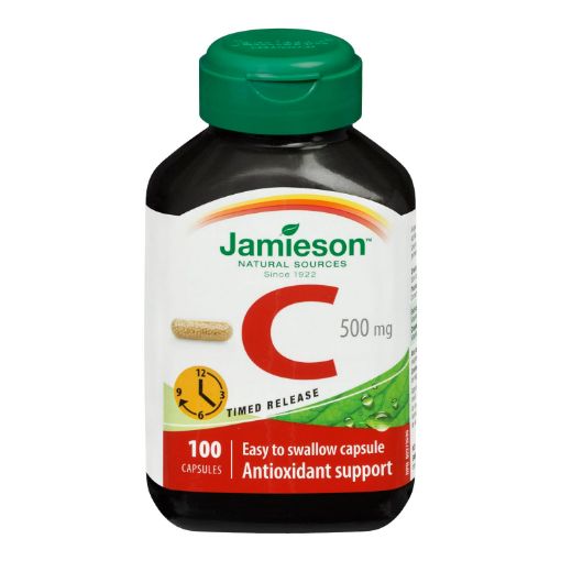 Picture of JAMIESON VITAMIN C 500MG TIME RELEASE CAPSULE 100S