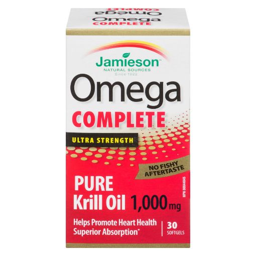 Picture of JAMIESON OMEGA COMPLETE KRILL GEL 1000MG 30S