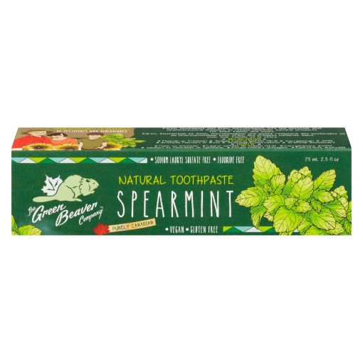 Picture of GREEN BEAVER SPEARMINT TOOTHPASTE 75ML                                     
