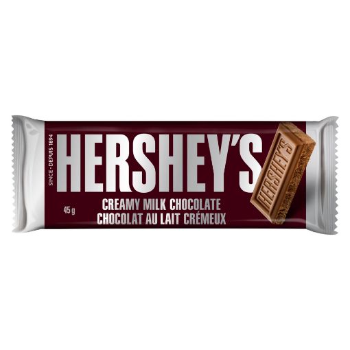 Picture of HERSHEY CREAMY MILK CHOCOLATE BAR 45GR                                     