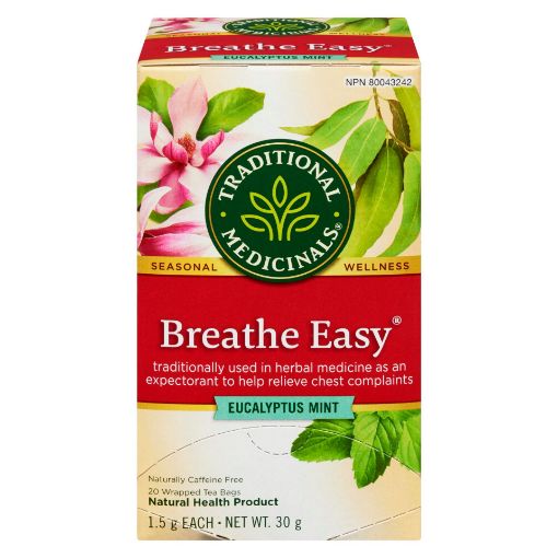 Picture of TRADITIONAL MEDICINALS ORGANIC BREATH EASY TEA 20S