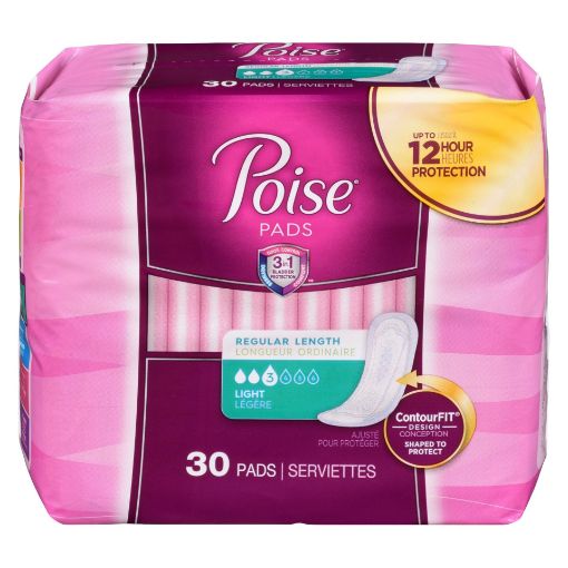 Picture of POISE PADS - LIGHT 30S