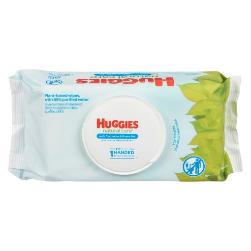 Picture of HUGGIES REFRESHING CLEAN BABY WIPES RFT SOFT PACK 56S