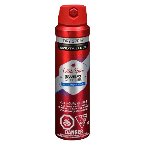 Picture of OLD SPICE SWEAT DEFENSE ANTI-PERSPIRANT - ULTIMATE CAPTAIN DRY SPRAY 122GR