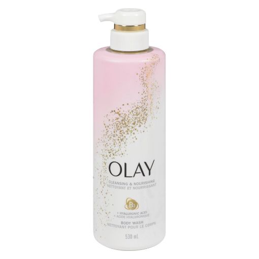 Picture of OLAY CLEANSING+ BODY WASH - NURISHING HYALURONIC ACID 530ML                