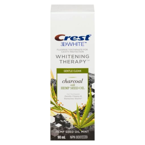 Picture of CREST 3D WHITE WHITENING THERAPY TOOTHPASTE - CHARCOAL WITH HEMP SEED OIL 9