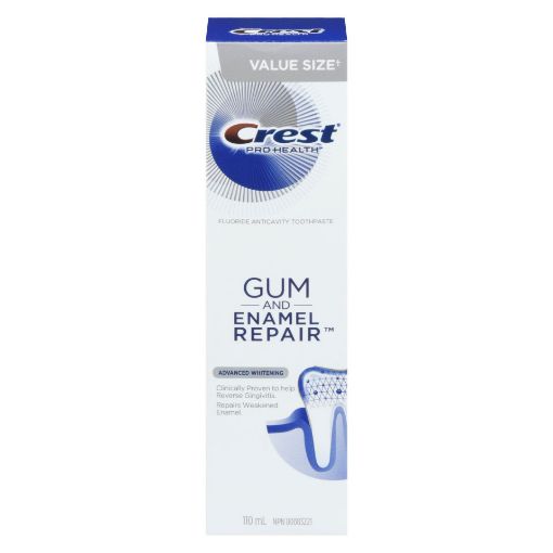 Picture of CREST PRO-HEALTH GUM and ENAMEL REPAIR TOOTHPASTE - ADVANCED WHITENING 110ML