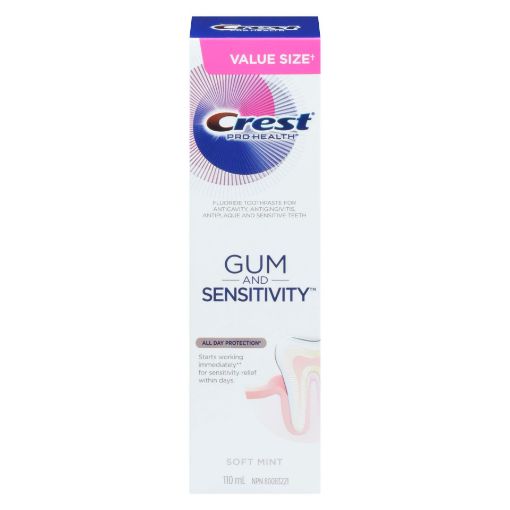 Picture of CREST PRO-HEALTH GUM and SENSITIVITY TOOTHPASTE - ALL DAY PROTECTION 110ML