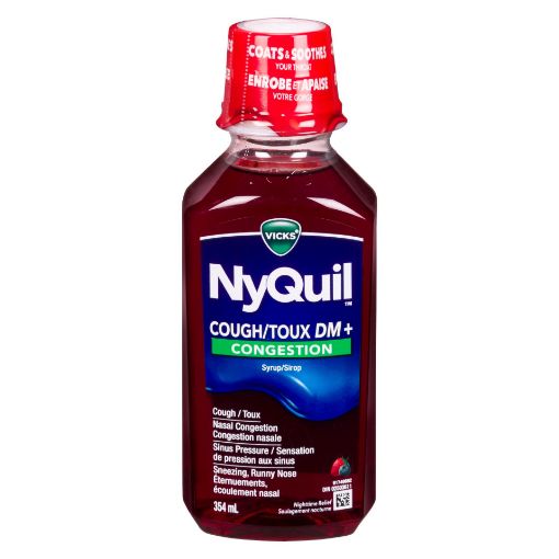 Picture of VICKS NYQUIL COUGH and CONGESTION 354ML