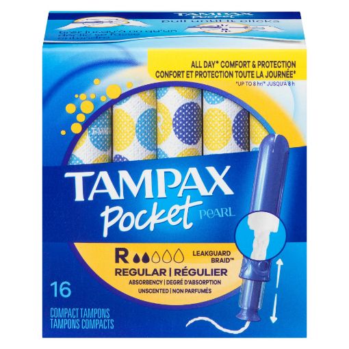 Picture of TAMPAX POCKET PEARL TAMPONS - REGULAR 1X 16S