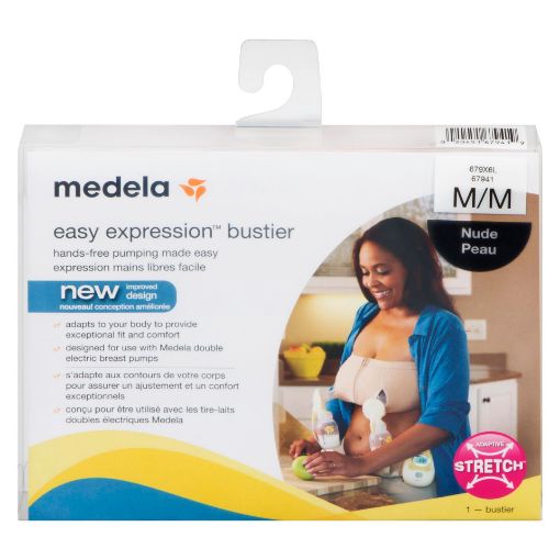 Picture of MEDELA EASY EXPRESSION BUSTIER IN NUDE - MEDIUM                 