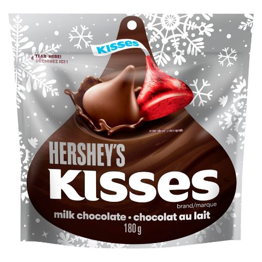 Picture of HERSHEYS KISSES - MILK CHOCOLATE POUCH 180GR