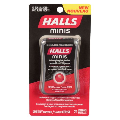 Picture of HALLS MINIS SUGAR FREE CHERRY 24S