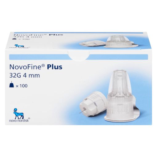 Picture of NOVOFINE PLUS 32G 4MM TIP NEEDLES 100S                                     