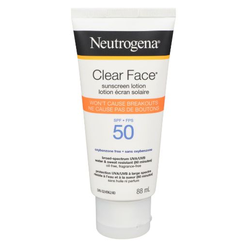 Picture of NEUTROGENA CLEAR FACE LOTION SPF50 88ML                                    