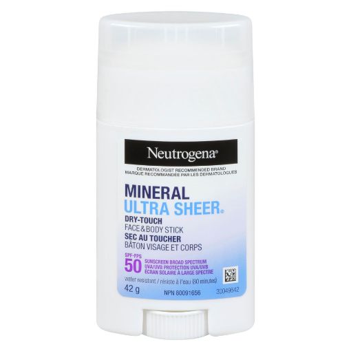 Picture of NEUTROGENA ULTRA SHEER MINERAL STICK SPF50 42GR