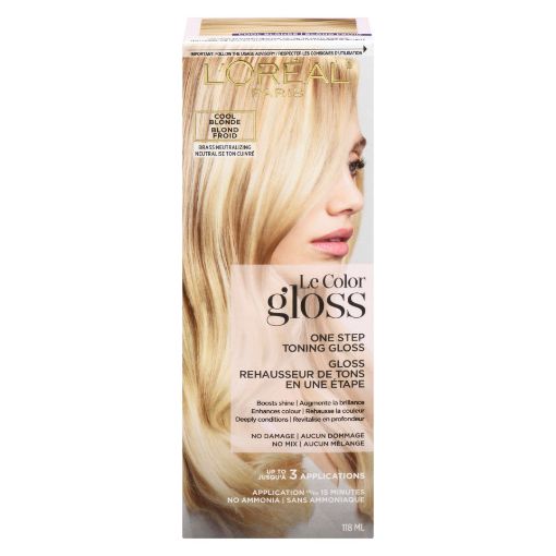 Picture of LOREAL LE COLOR TONING GLOSS - COOL BLONDE 118ML