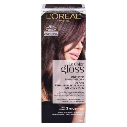 Picture of LOREAL LE COLOR TONING GLOSS - COOL BRUNETTE 118ML