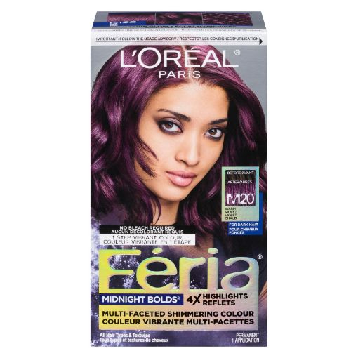 Picture of LOREAL FERIA HAIR COLOUR - M20 ORCHID GLOW