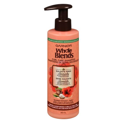 Picture of GARNIER WHOLE BLENDS SHAMPOO - SULFATE-FREE HIBISCUS 355ML