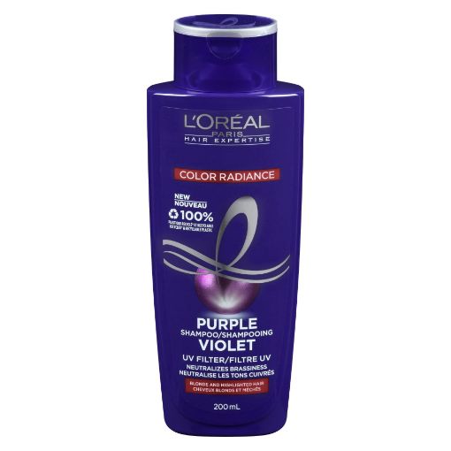 Picture of LOREAL HAIR EXPERTISE COLOUR RADIANCE PURPLE SHAMPOO 200ML                 