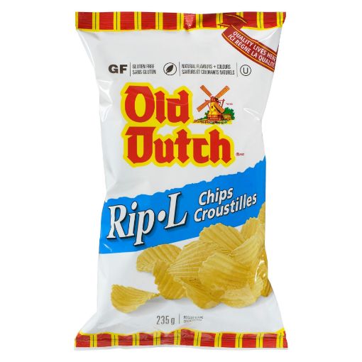 Picture of OLD DUTCH CHIPS - RIP-L PLAIN 235GR