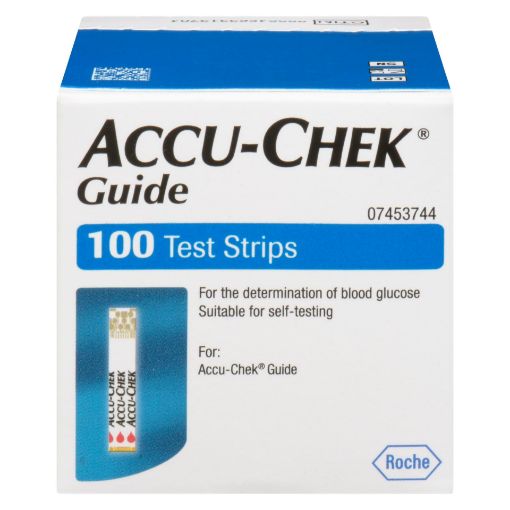 Picture of ACCU CHEK GUIDE TEST STRIPS 100S                                           