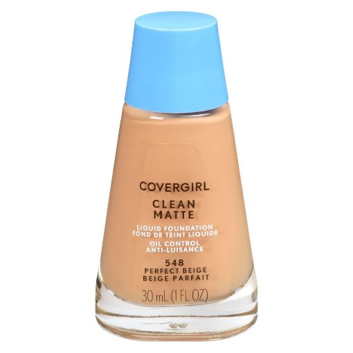 Picture of COVERGIRL CLEAN MATTE LIQUID FOUNDATION - PERFECT BEIGE 548