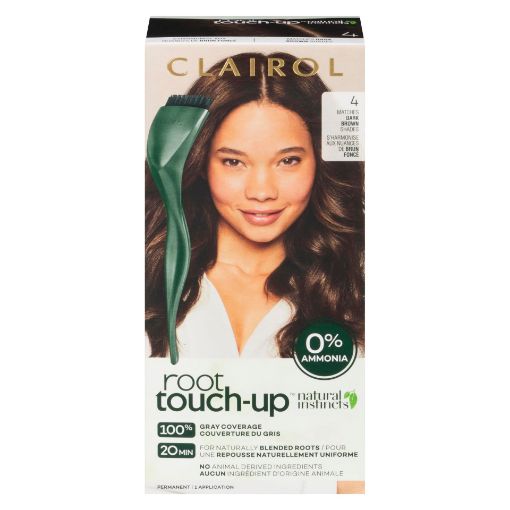 Picture of CLAIROL ROOT TOUCH UP NATURAL INSTINCTS HAIR COLOUR - 4 DARK BROWN